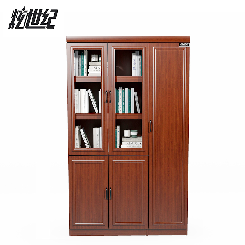 炫世纪三门书柜1300*420*2000 AH006 个